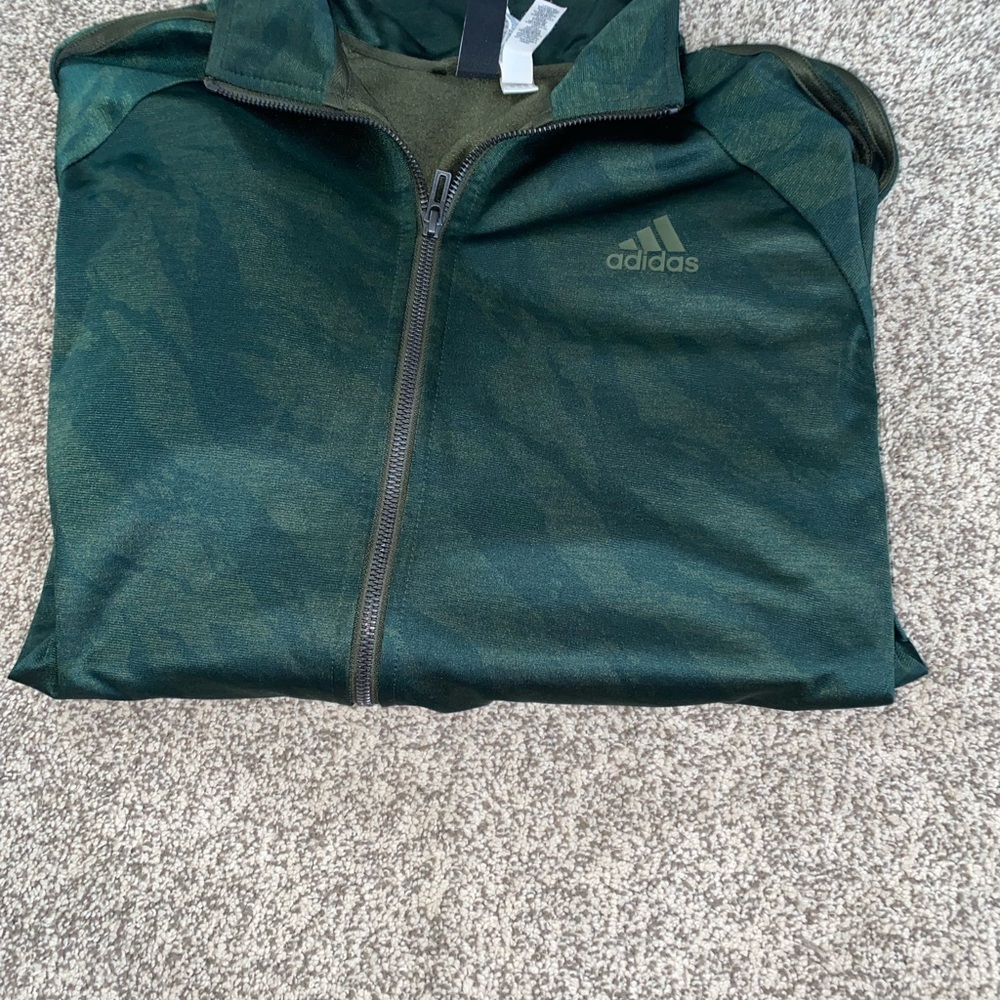 Adidas Forest Green Track Jacket